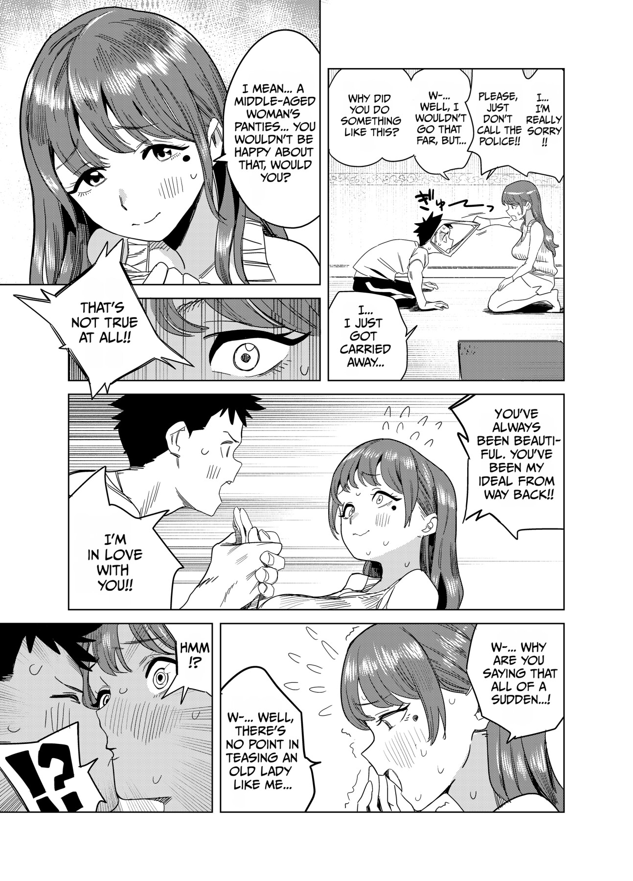Hentai Manga Comic-It's Wrong for my Friend's Curvy, Big-Breasted Mom to be This Sexy...No, Wait, I'm Into It!!-Read-8